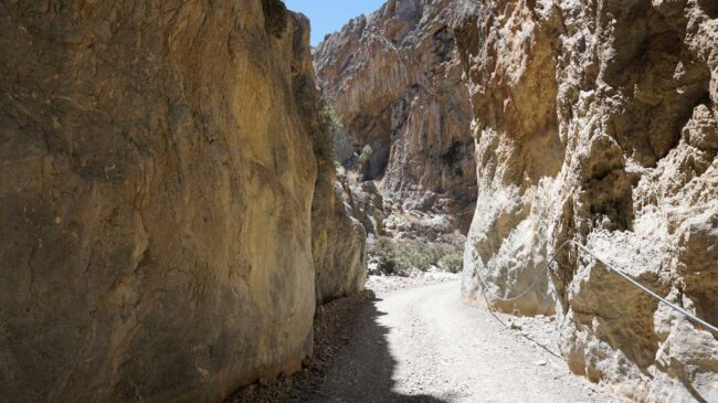 Schotterpiste auf Kreta