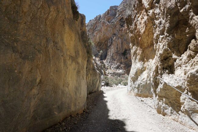 Schotterpiste auf Kreta